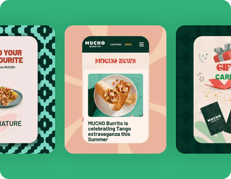MUCHO Burrito — mobile